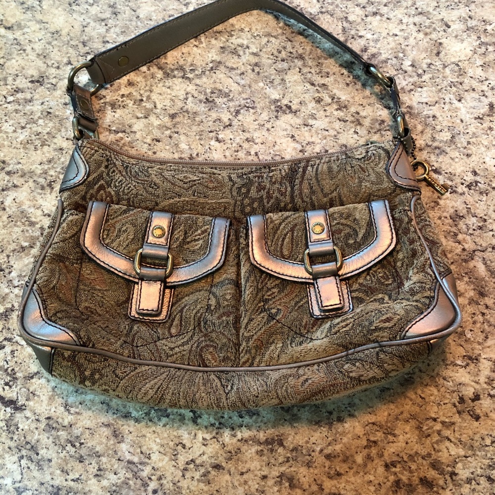 Fossil Tapestry Handbag